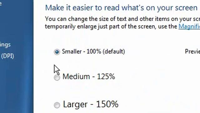 How to adjust the size of text on your desktop in Windows 7 смотреть онлайн