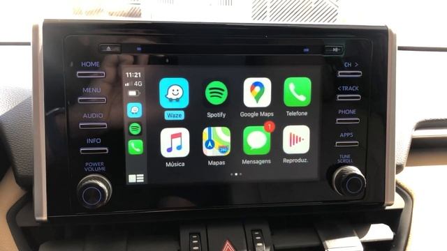 Rav4 2020 - Instalacao Apple CarPlay (sem fio) + Android Auto - ArtsomAuto смотреть онлайн