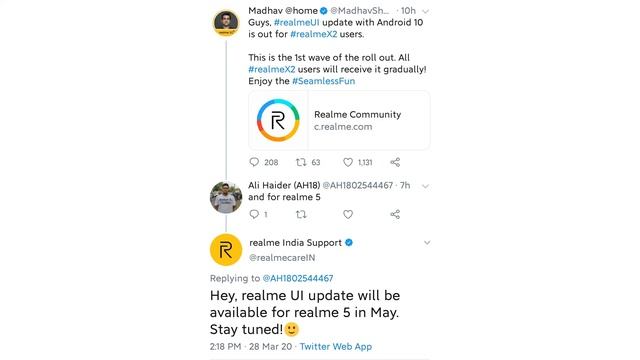 Realme UI + Android 10 update | Realme 5 | Confirmed Date ! | Hindi me смотреть онлайн