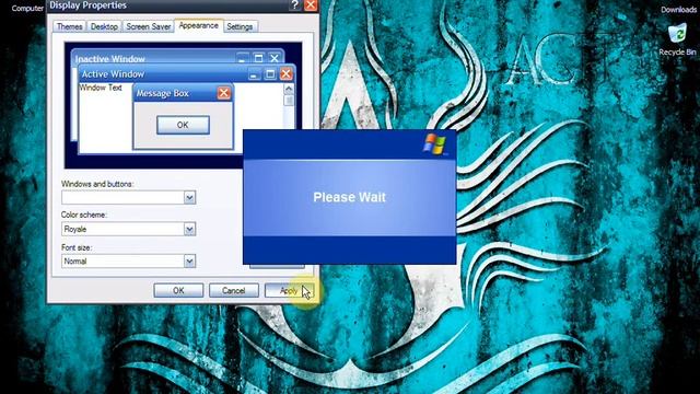 Review - Windows XP Royale Color Scheme смотреть онлайн