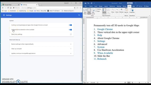[77] Permanently turn off 3D mode in Google Maps || Windows 10 || No toggle available смотреть онлайн