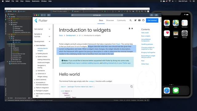 Episode 2: Flutter Project Structure and Widgets смотреть онлайн