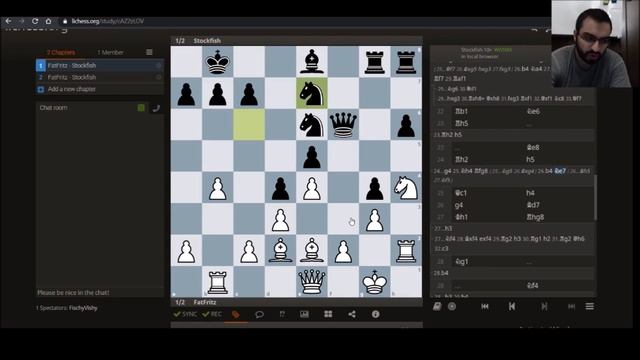 Stockfish Struggles Against the Bongcloud | FatFritz vs Stockfish | Chess Engines смотреть онлайн