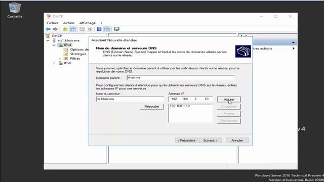 installation et configuration le service dhcp sous windows server 2016 darija смотреть онлайн