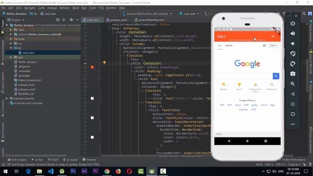 Flutter: Using the Flutter WebView Plugin | Flutter Browser App смотреть онлайн