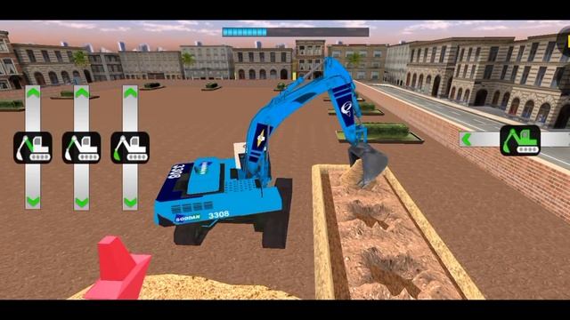 Highway Excavator Vehicles Builder - Real City Construction Simulator 3D - Android Gameplay смотреть онлайн