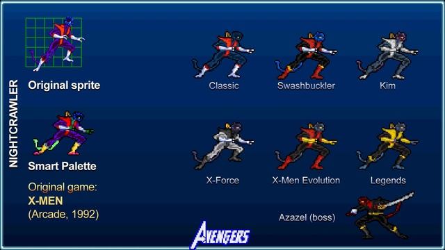 Costumes preview 3.0 - Avenger United Battle Force OpenBOR смотреть онлайн