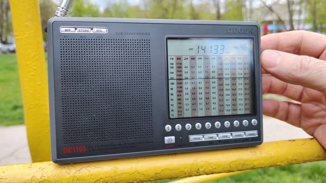Degen 1103 нестабильный приём на 20 метров. Кишинев. смотреть онлайн