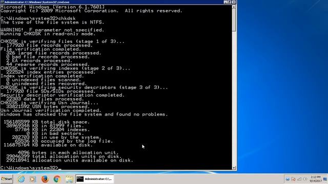 Check Disk Command Windows 7 - Can Fix Your Windows Problems смотреть онлайн