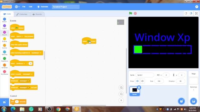 How to make window xp in scratch (Part1) смотреть онлайн