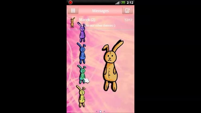 GO SMS Pro Theme Bunny смотреть онлайн