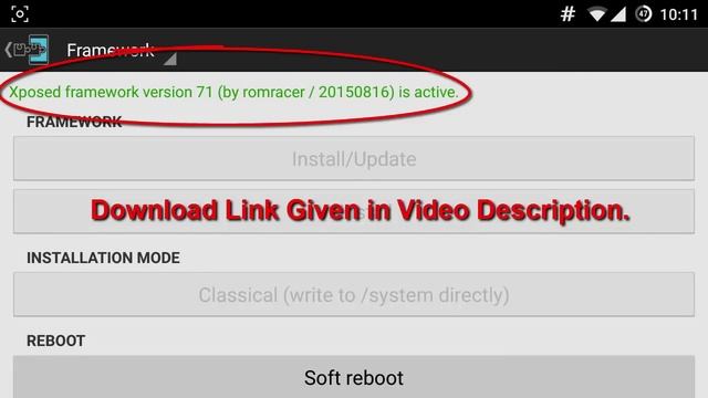 Xposed Framework for Lollipop Download смотреть онлайн
