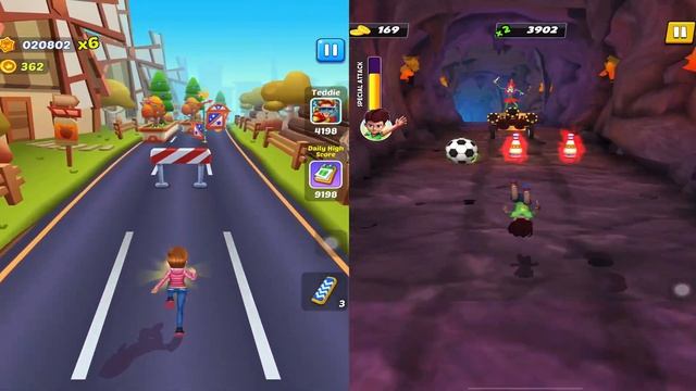 Subway Runner & Kicko And Super Speedo Run - Android/iOS Gameplay HD смотреть онлайн