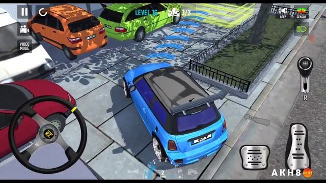 Car Parking 3D Mini Cooper Blue#1 Master Drift Driving Simulator Multiplayer Cars - Android Gamepla смотреть онлайн