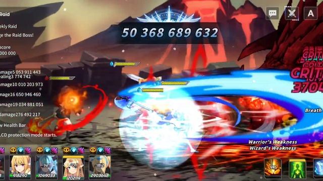 [SwordMaster Story] Raid : Red Dragon FULL MANUAL (water team) F2P смотреть онлайн
