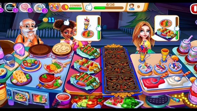 My Cafe shop cooking Game- 🧀🍕Android🍡🍡 Gameplay #17 смотреть онлайн
