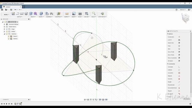Fusion 360 - infinity Symbol смотреть онлайн