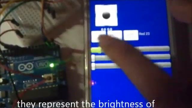 My First Android App controls Arduino LEDs via bluetooth 学习 安卓 编程 смотреть онлайн