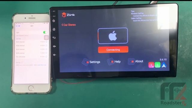How to use Wireless Zlink Carplay of Android Head Unit with Apple Iphone смотреть онлайн