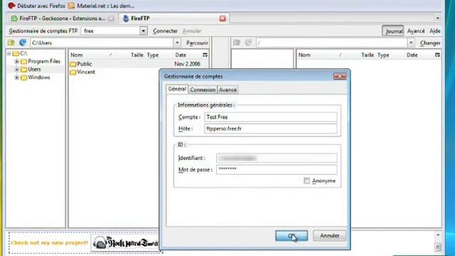 Utilisation du FTP par 3 moyens différents смотреть онлайн
