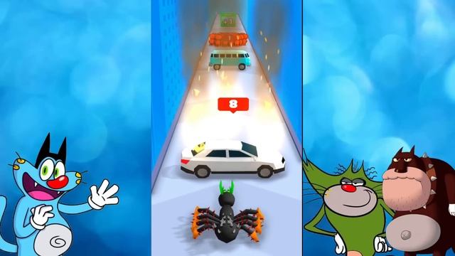 Oggy Evolving Noob Spider To Strongest Spider Insect in Android Game Spider Shoot смотреть онлайн