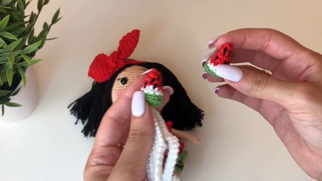 Показываю новую куколку/ Совместное вязание смотреть онлайн