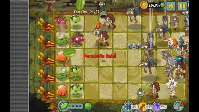 Plants vs Zombies 2 - Lost City - Day 13 [Special Delivery] No Premium смотреть онлайн