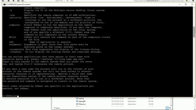 Psexe basics scripting how download and run remote cmd Session 1 смотреть онлайн