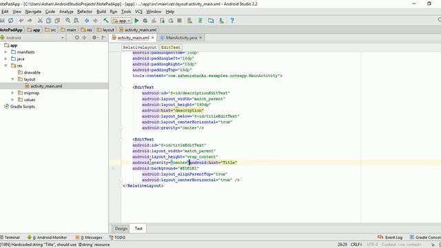Create NotePad - Android Tutorial - Part 1 смотреть онлайн