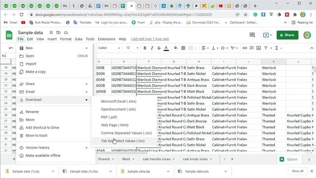 How to Download Google Sheets Data | Download Sheet As Different File Formats | Google Sheet To CSV смотреть онлайн