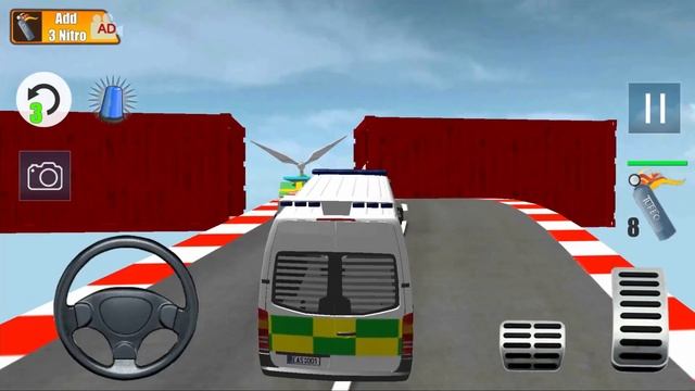Ambulance Stunt Car Racing Game #3 🚚 Impossible Tracks Car Games Android Gameplay Offroad смотреть онлайн