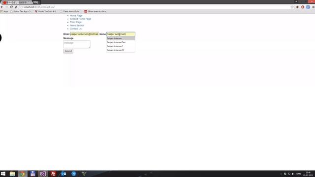 Creating A Contact Form Part 4 - Saving The Content смотреть онлайн