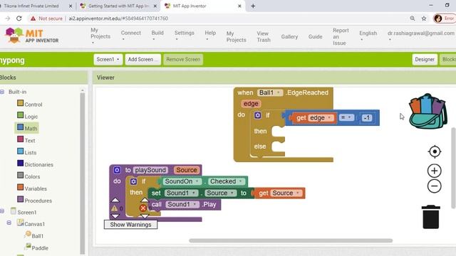 Pong Game Android App in 20 minutes with no need to write code смотреть онлайн