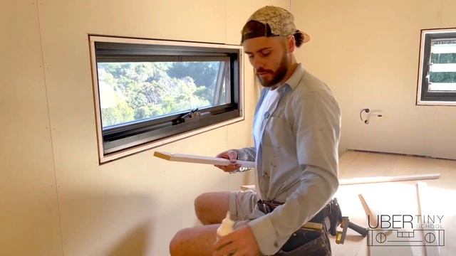 How to build a tiny house! (detailed window architraves instructions) смотреть онлайн