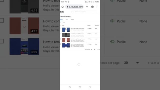 How to open youtube studio with two methods in android device. смотреть онлайн