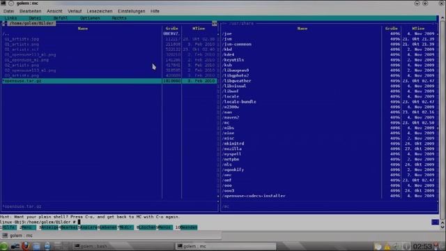 Golem.de - Werkzeugkasten - Midnight Commander смотреть онлайн