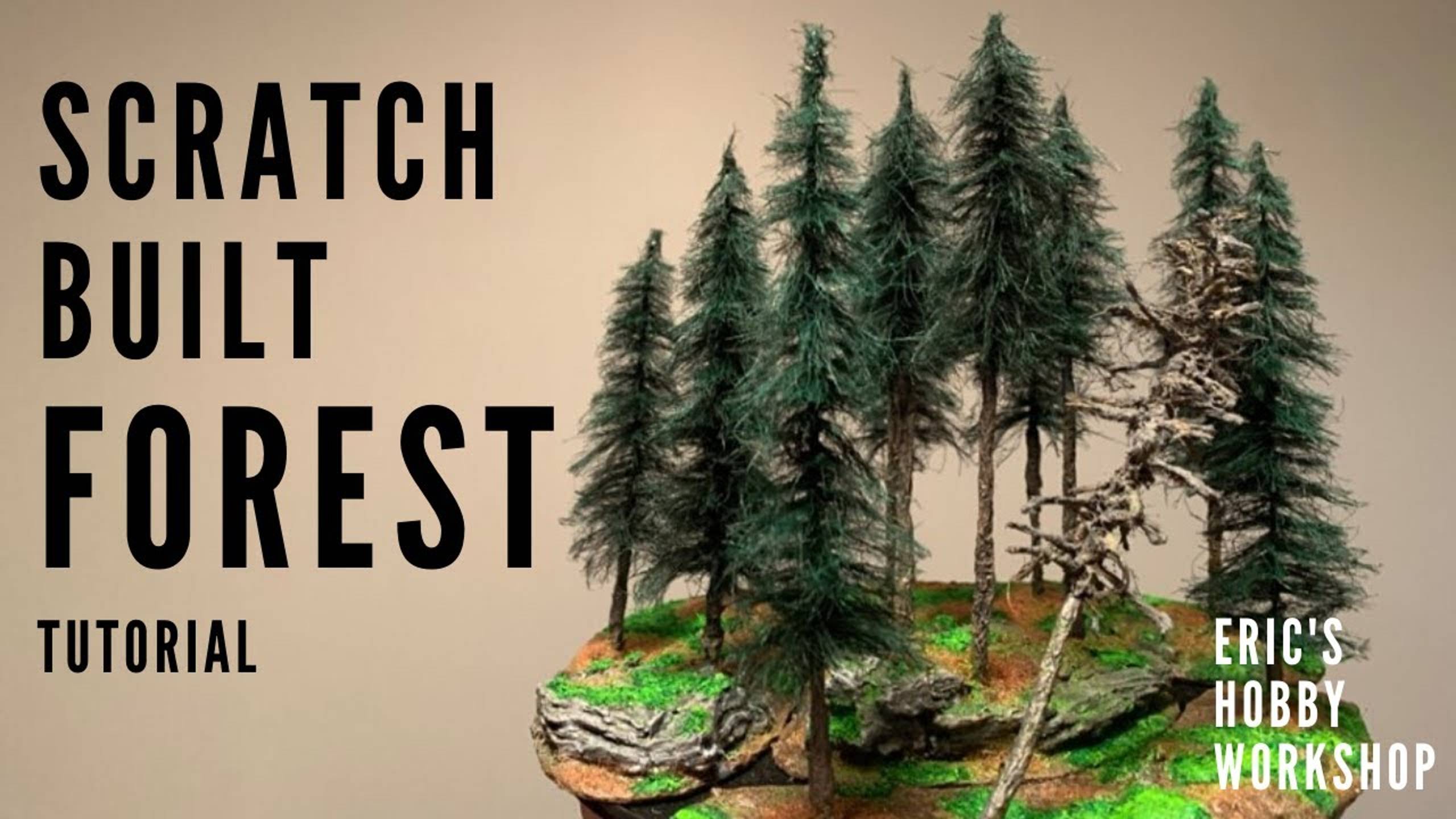 How to Make a Realistic Miniature Pine Forest! - Terrain for 40k, D&D, Model Train Dioramas смотреть онлайн