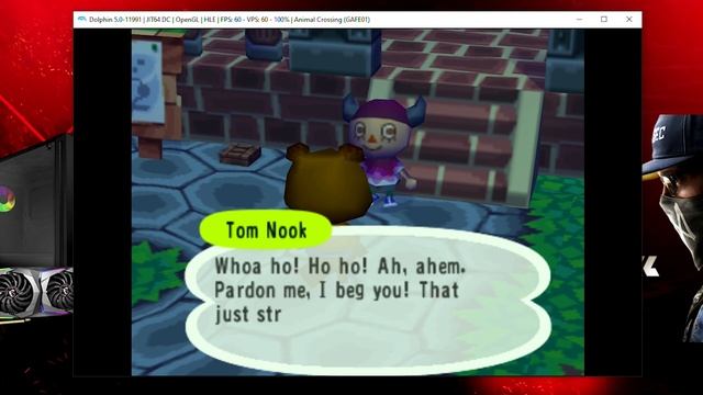 Animal Crossing on Dolphin Emulator Nintendo GameCube смотреть онлайн