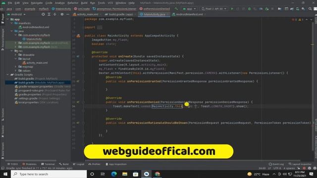 How to Create Flash Light App in Android | Android Studio | Flash Light Application смотреть онлайн