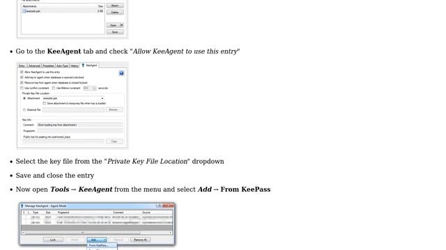 Enable SSH keys on startup in KeePass with KeeAgent plugin (2 Solutions!!) смотреть онлайн