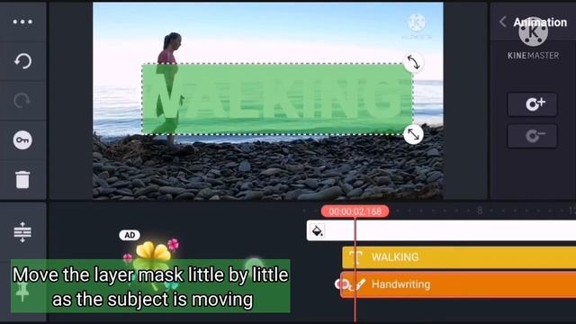 Easy & Simplified KineMaster Tutorial | Text Behind Moving Subject | Appearing Text смотреть онлайн