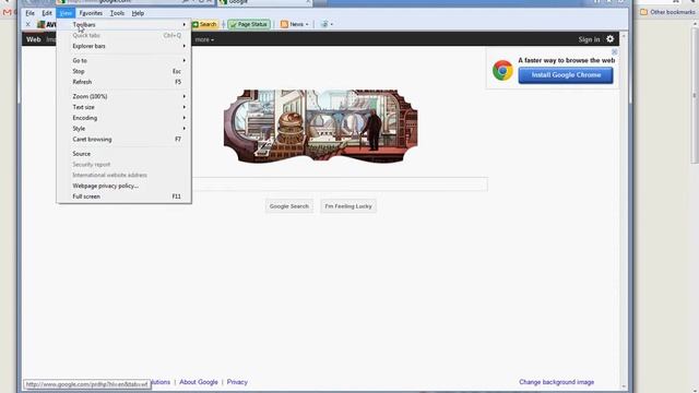 How To Enable file edit menu bar in internet explorer 9 смотреть онлайн