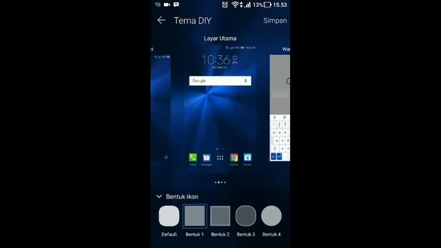Cara Setting icon Menu Android смотреть онлайн