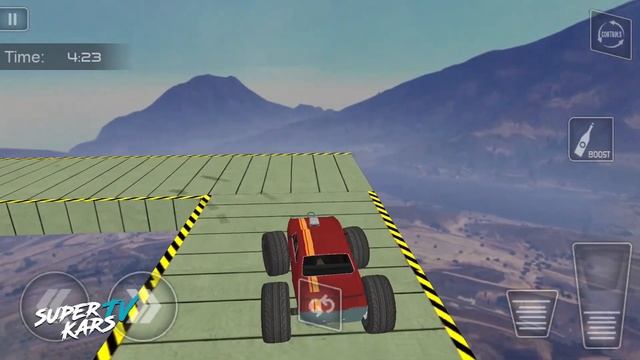 Impossible crazy Monster Truck Stunts - Android Gameplay смотреть онлайн