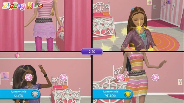 Barbie Dreamhouse Party | Episode 1 WiiU | ZigZag Kids HD смотреть онлайн