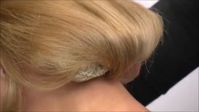 How to pin hair padding into short hair | Sharon Blain смотреть онлайн