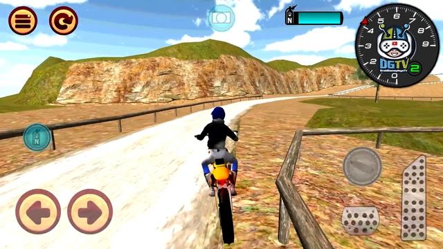 Motocross Countryside Drive 3D - Motocross Beach Jumping 3D (by Mibejo Mobile) Android Gameplay [HD смотреть онлайн