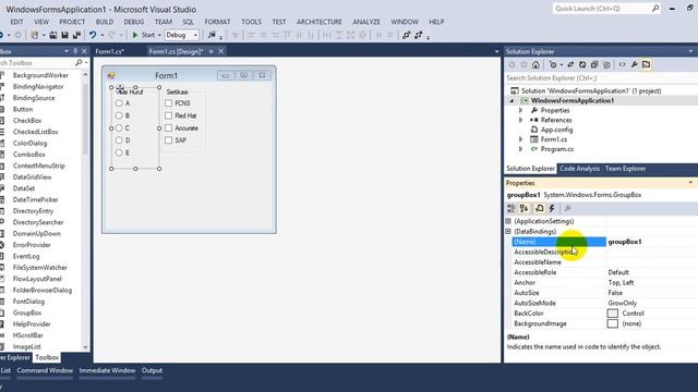 S4.a.3-GroupBox, CheckBox, RadioButton (Visual C#) смотреть онлайн