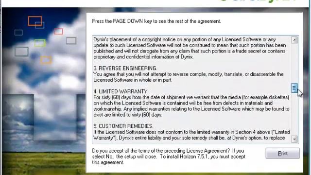 Horizon Client Installation Part 4: Horizon Client 7.5.1a