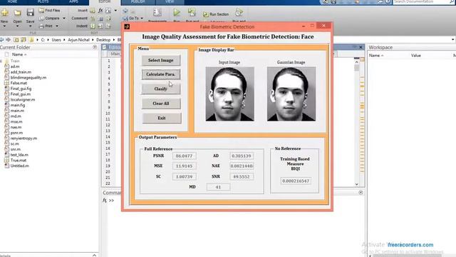 Fake Biometric Detection Application to Face Recognition смотреть онлайн